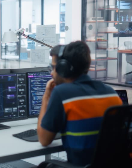 Software engineering team building digital products